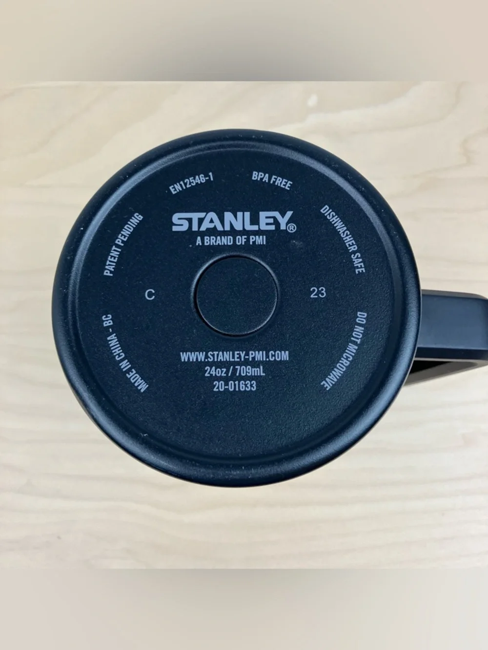 Stanley Adventure Big Grip Beer Stein 24oz Matte Black Stainless Steel Cup Mug - Picture 10 of 13